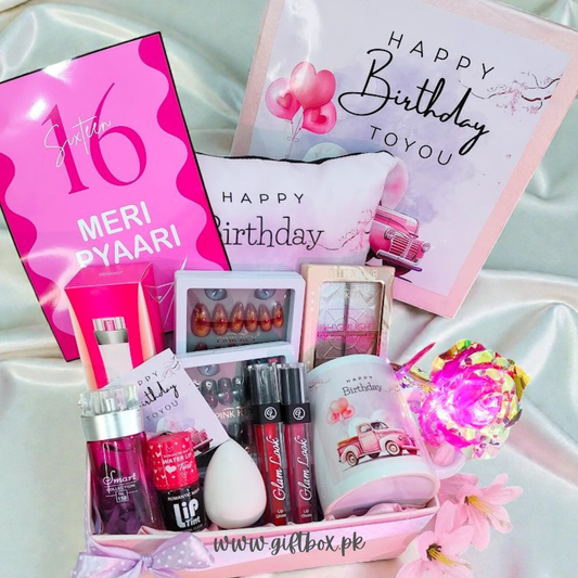 Sweet Sixteen Birthday Box for Her