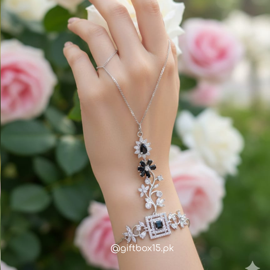 Fancy Zircon with Stones Ring Bracelet