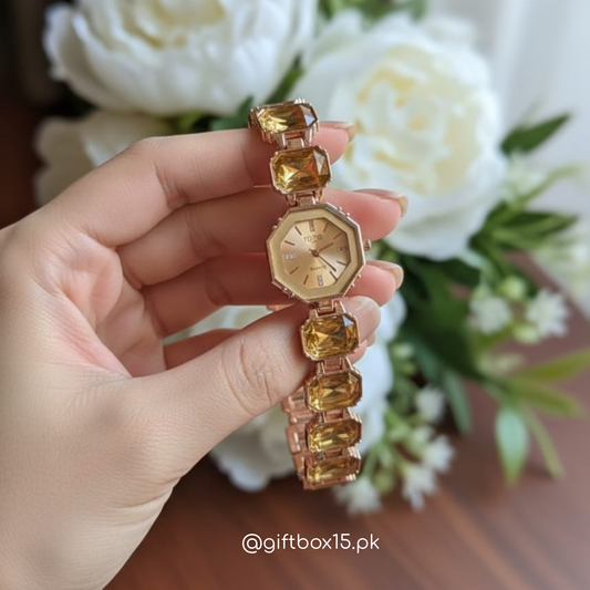 Ladies Stone Fancy Watch