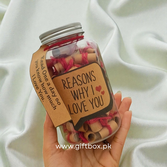 Reasons Why I Love You Jar